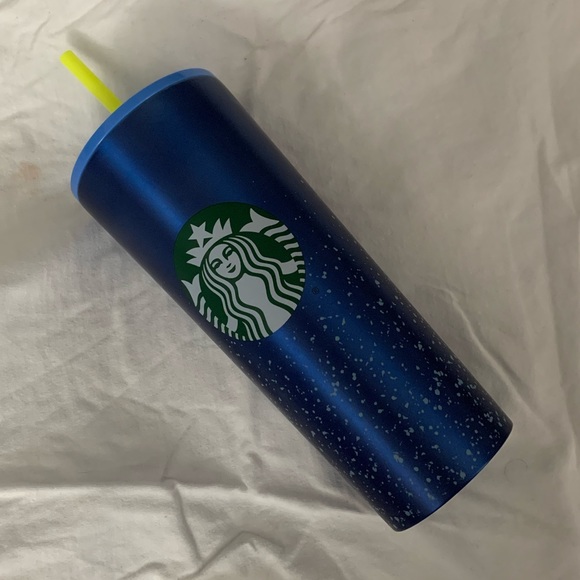 Starbucks Other - Starbucks Stainless Steel Blue Cobalt Tumbler Dory